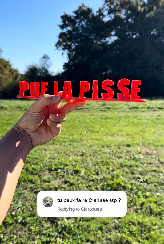 Fichier STL — clarisse pue la pisse v2