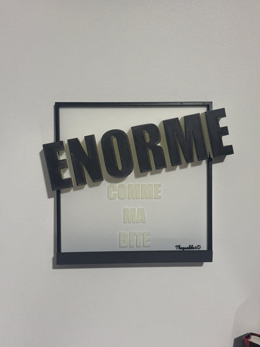 Tableau ÉNORME phospho. Édition limitée.