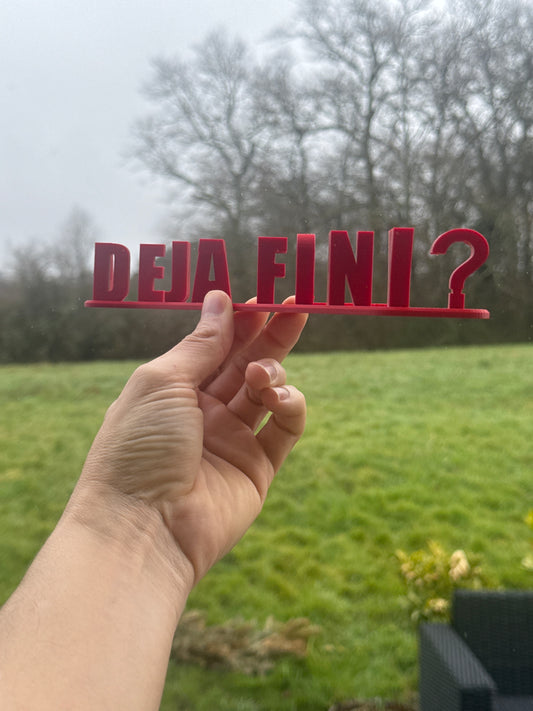 Anthony déjà fini ? ✨