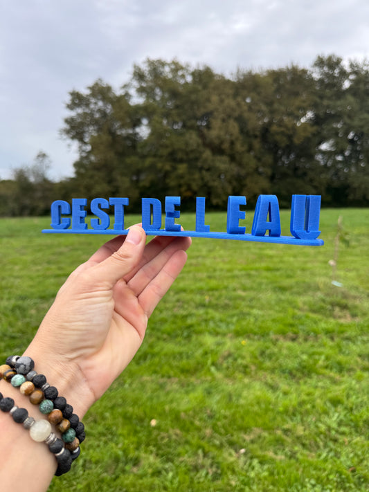 L’alcool c’est de l’eau 💦