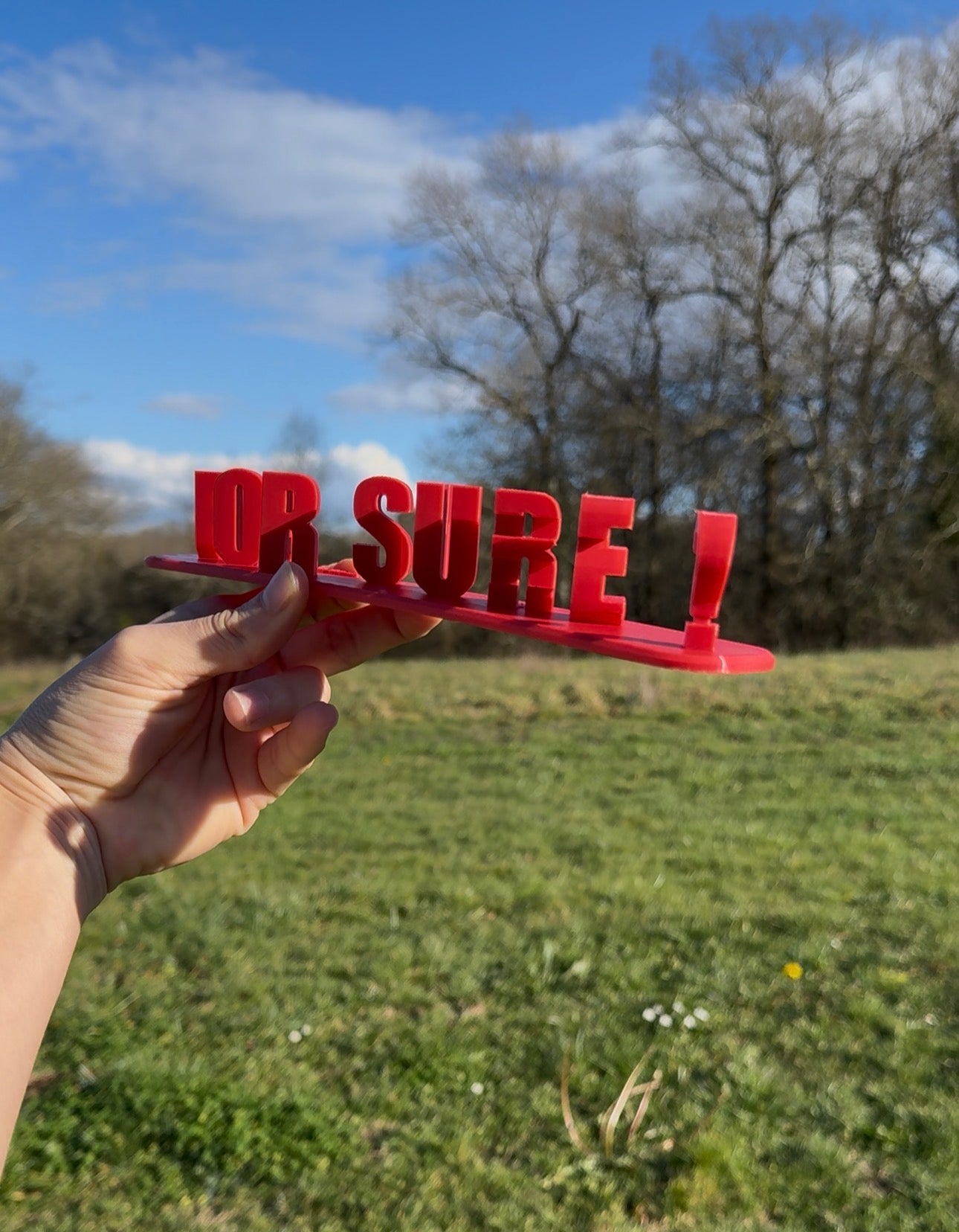 Tu m’aimes ? For Sure !