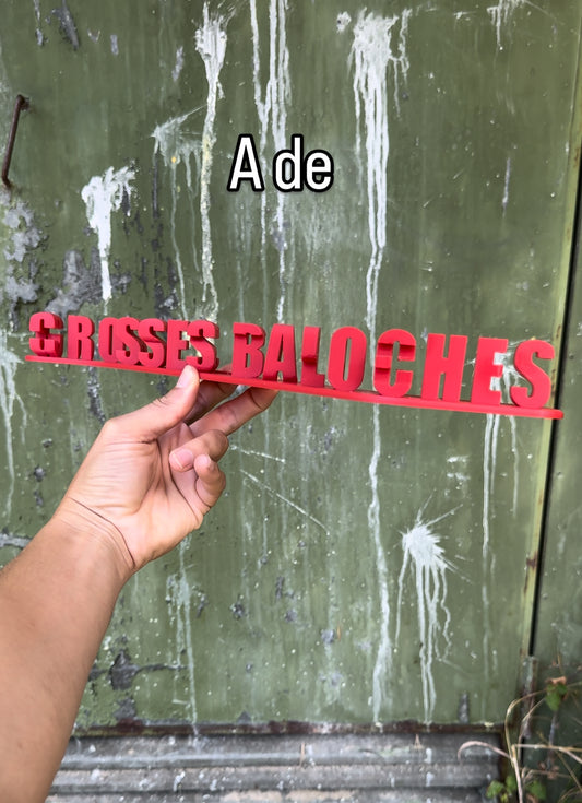 Christophe a de grosses baloches