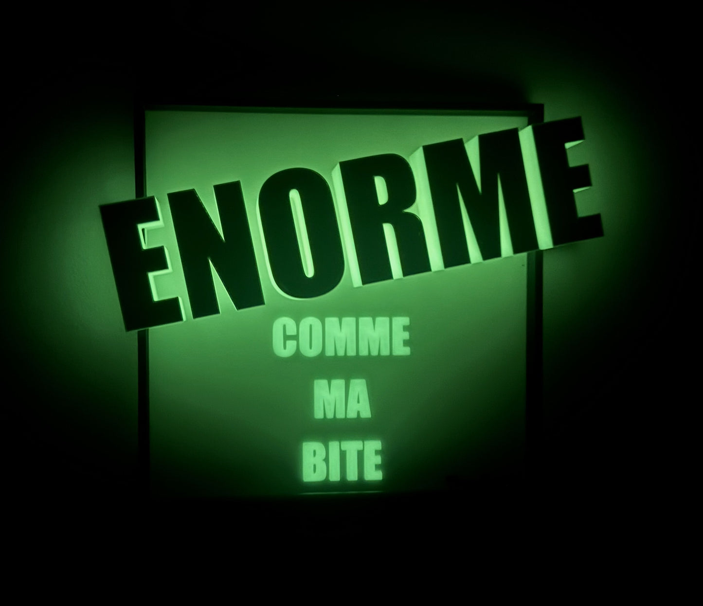 Tableau ÉNORME phospho. Édition limitée.