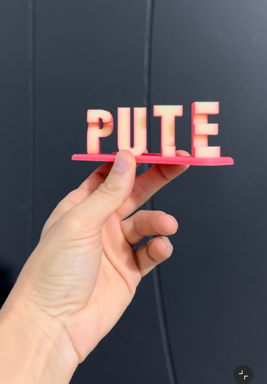 Sale p*te ✨✨ Rose et phosphorescent. Ed.lim.