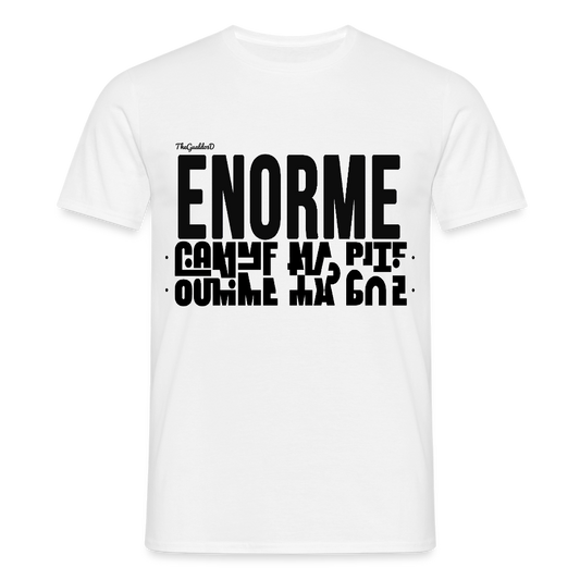L'ENORME tshirt - white