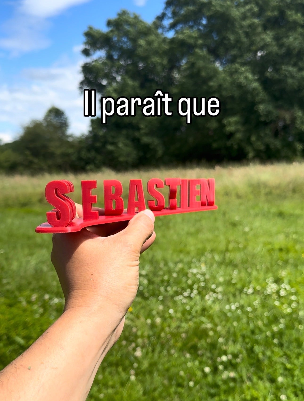 Sébastien a un gros engin