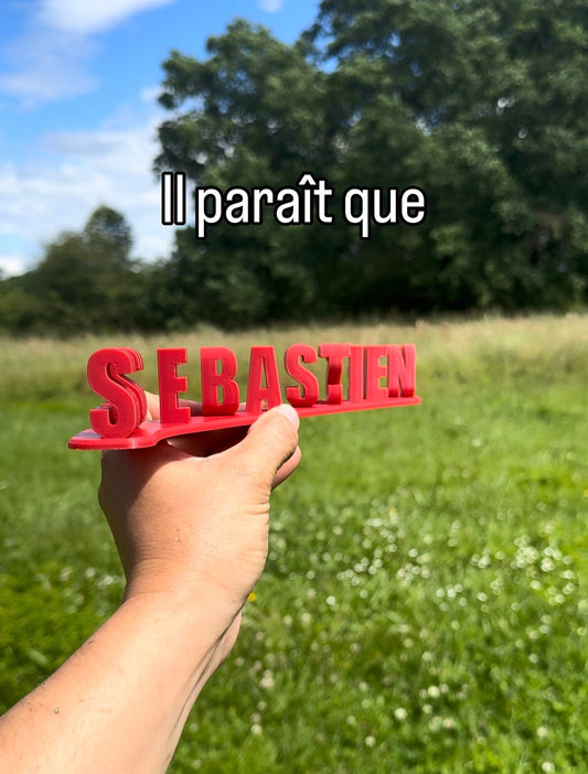 Sébastien a un gros engin