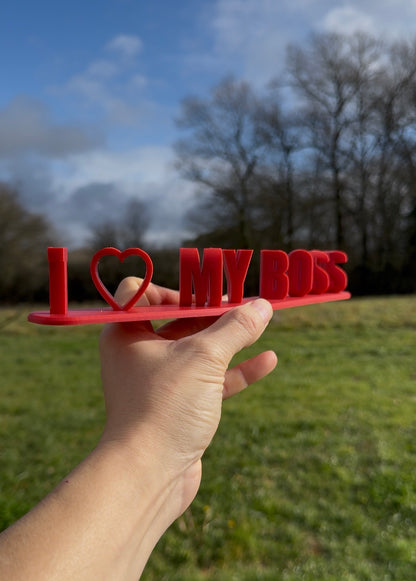 I ❤️ love my boss. Trou du cul 😄