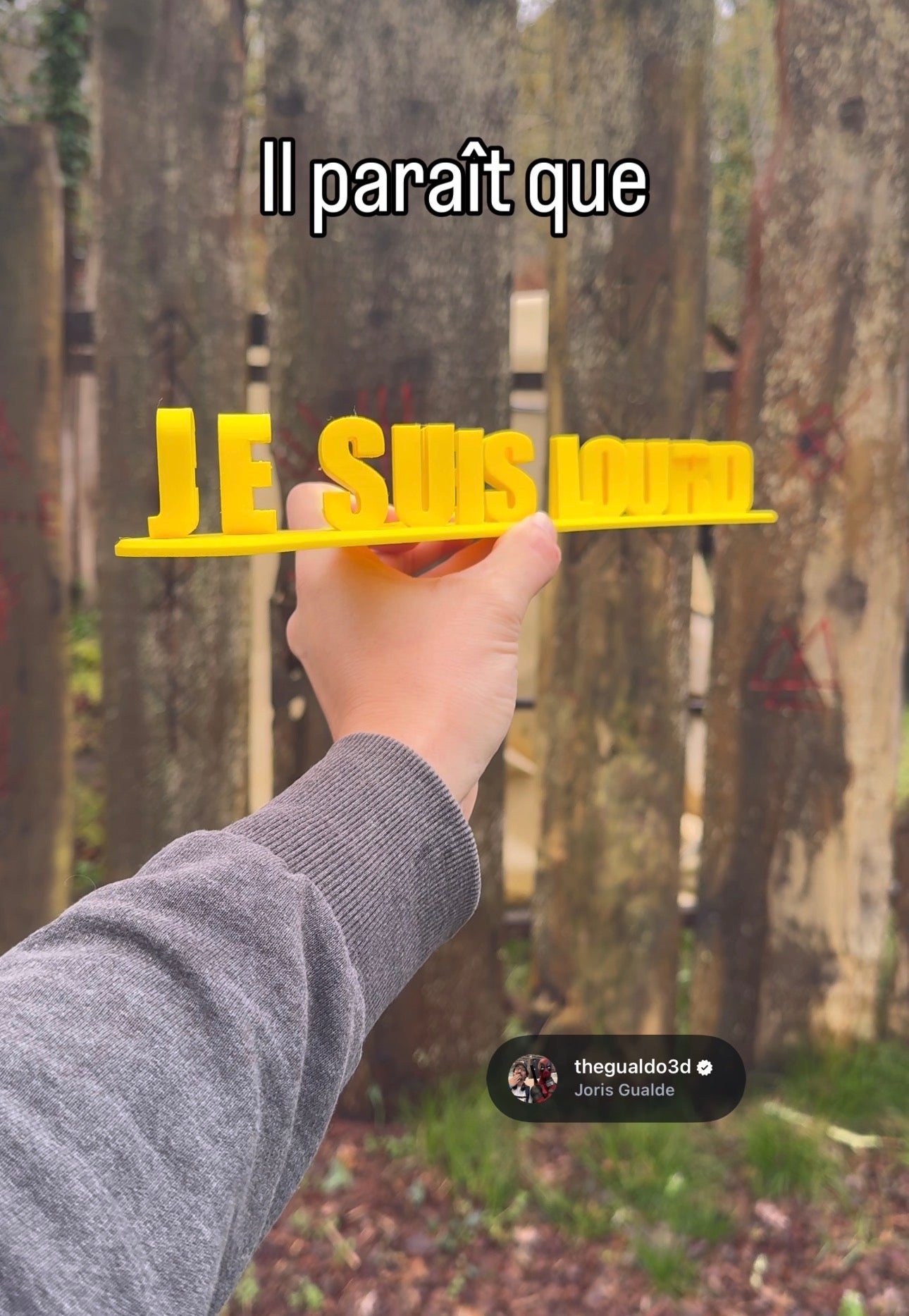 Je suis lourd Comme ma bite 🏋️