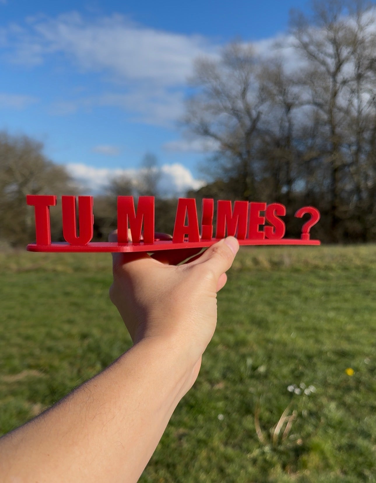 Tu m’aimes ? For Sure !