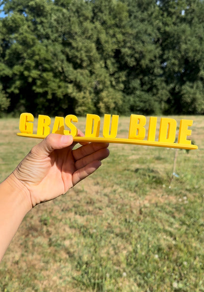 David Gras du bide